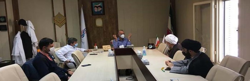 بازدید مسئولین ستاد اقامه نماز نهاد رهبری دانشگاه علوم پزشکی ایران از مرکز آموزشی و درمانی شهید مطهری